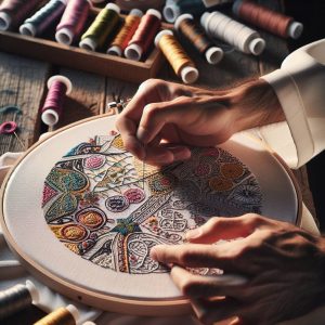 featured a guide to modern embroidery for beginners