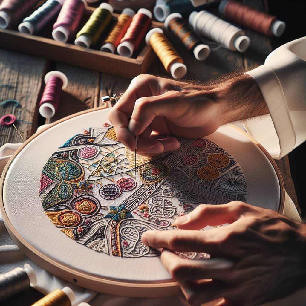 featured a guide to modern embroidery for beginners