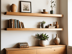 how to build simple floating shelves