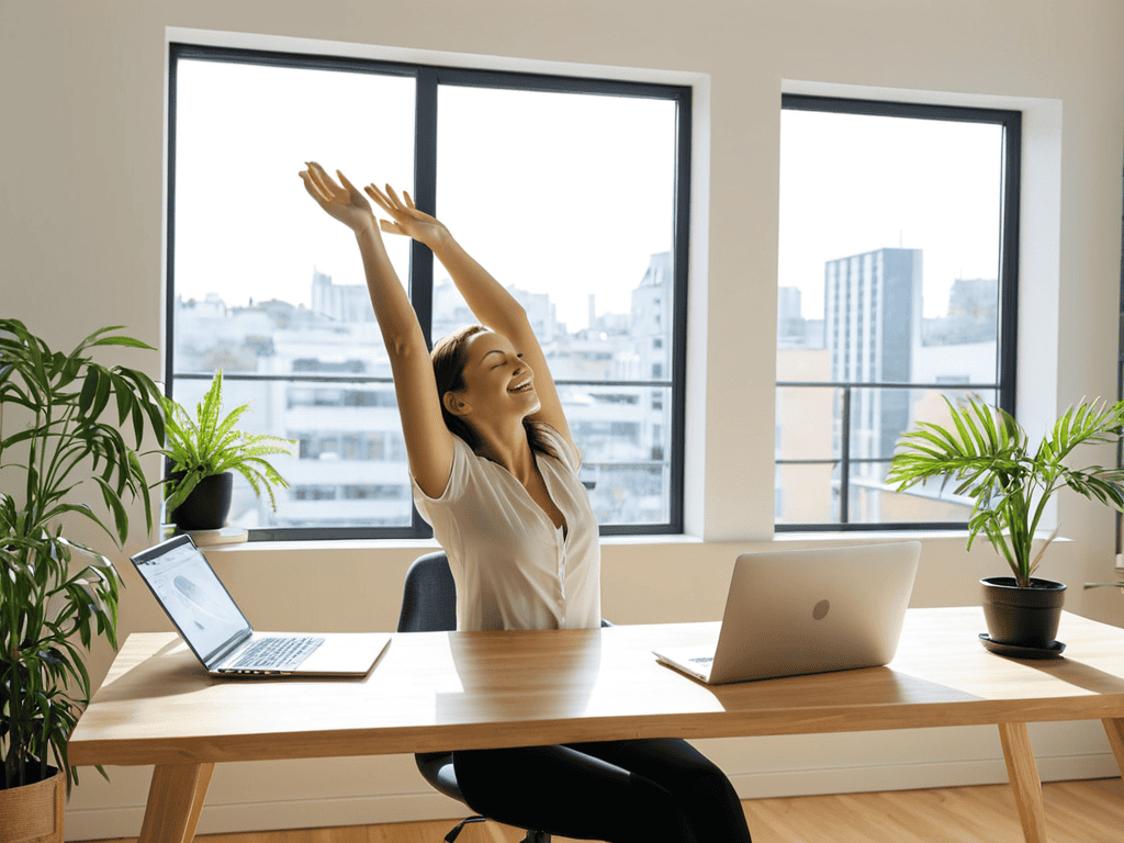 Postural Exercises Desk Stretches