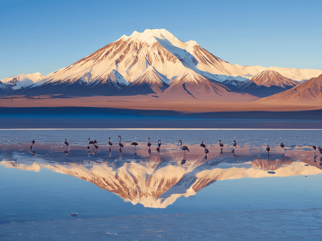 Salar de Uyuni mirror reflections