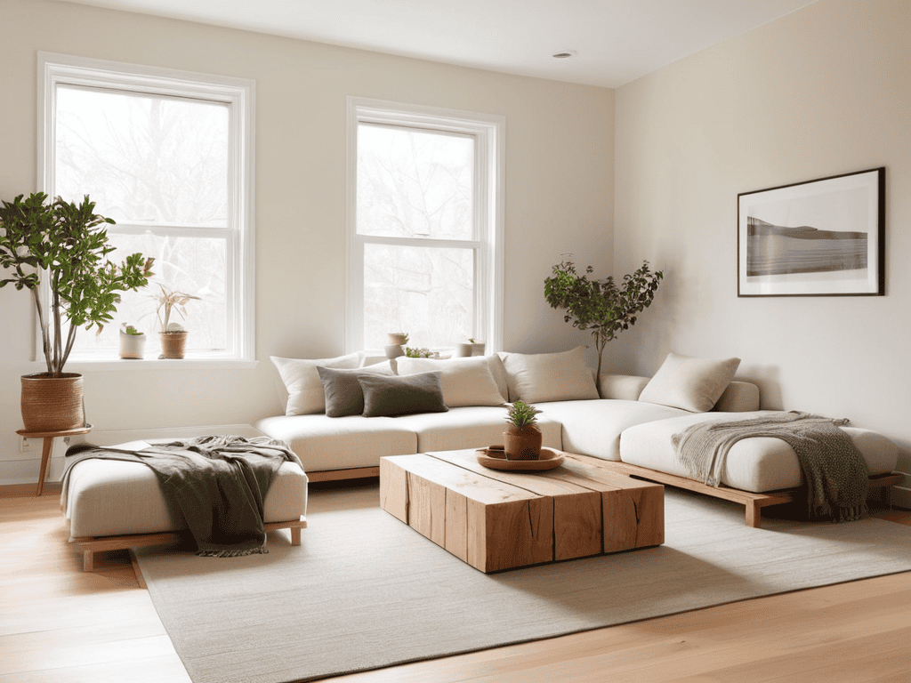 Resetting Your Space" minimalist decor