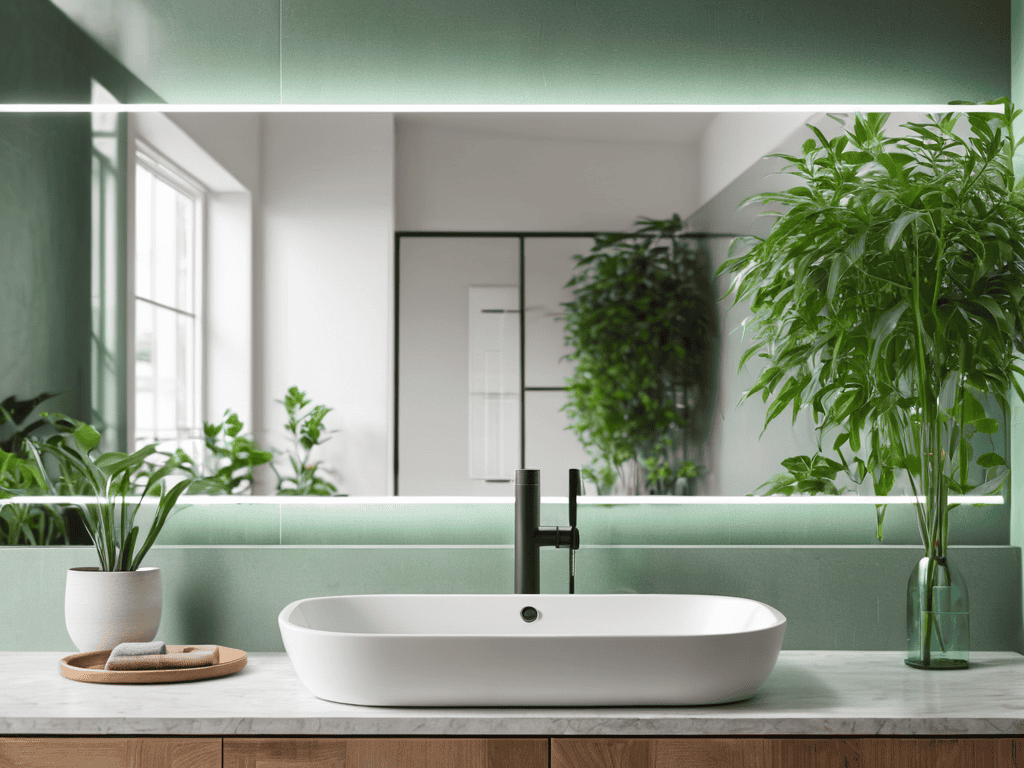 Smart Wellness Mirrors display