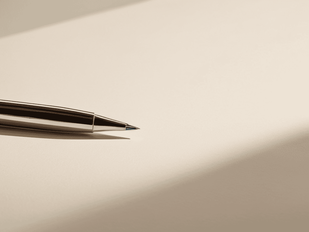 The 'Blank Page' Bravery concept