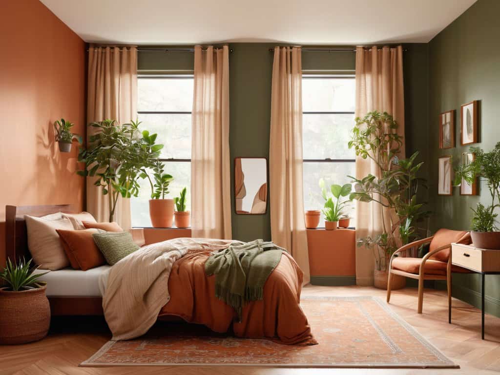 Earth Toned Bedroom Color Palettes