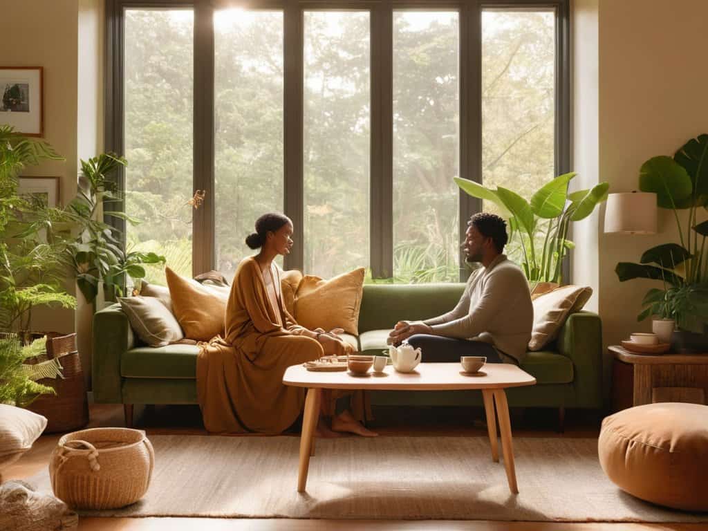 Building intimacy without physical touch concept