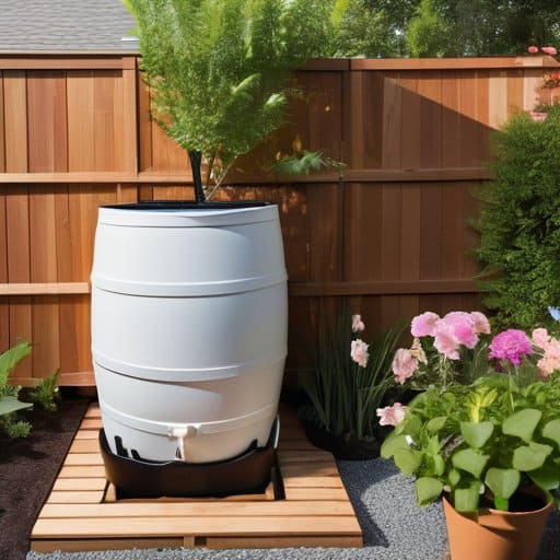 Making a DIY rain barrel system installation
