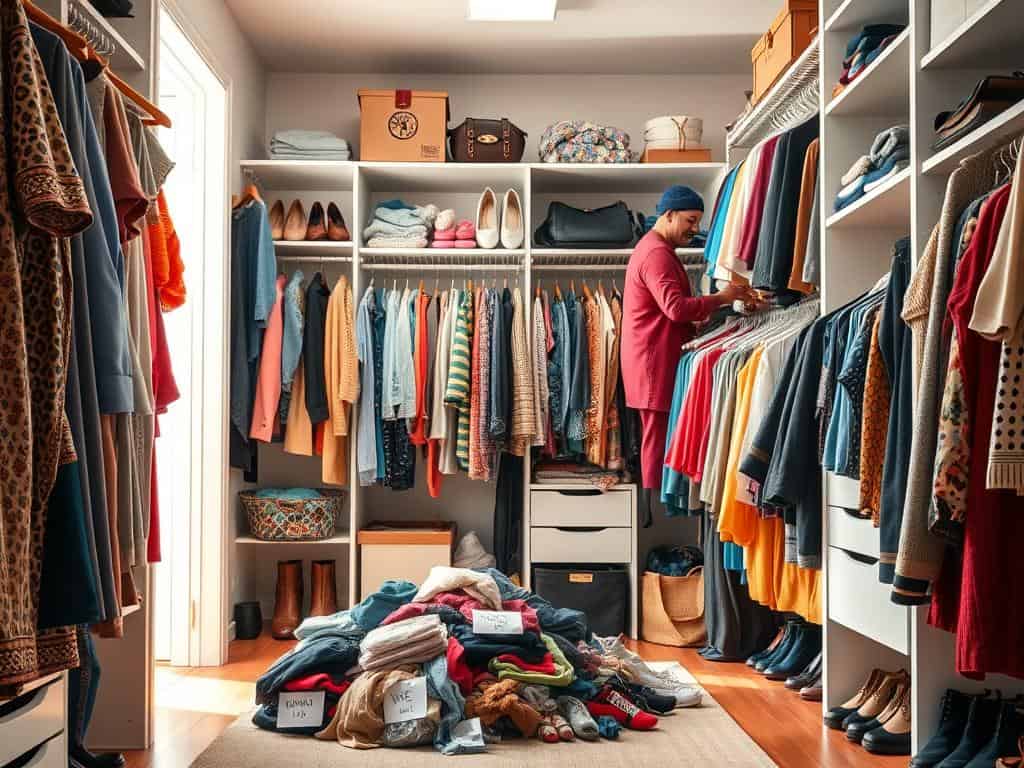 closet cleaning steps