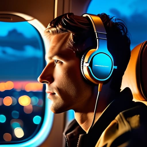 The Silent Sanctuary of Sony airplane cabin.
