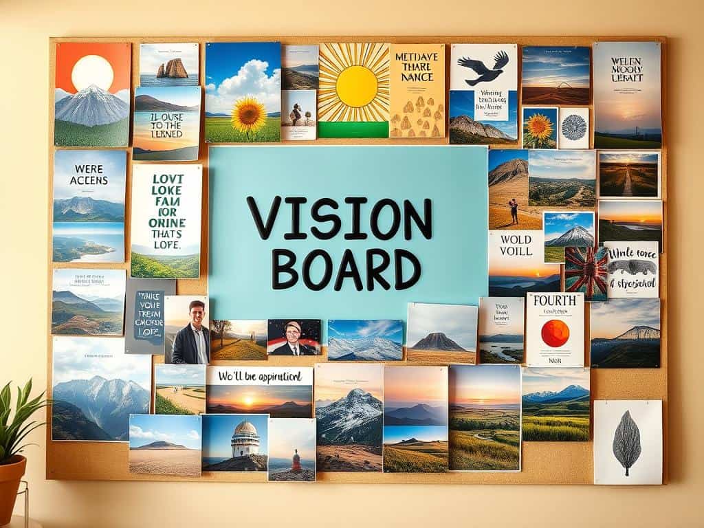 Inspirational imagery for vision boards