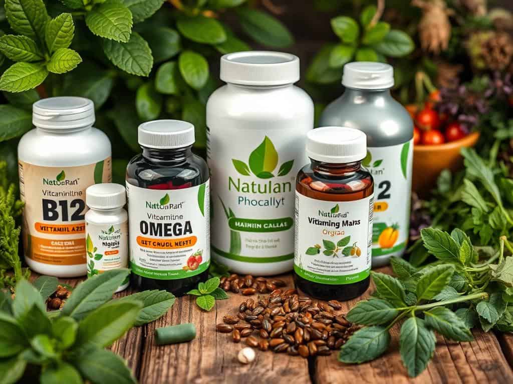 supplements including vitamin B12 and omega-3 fatty acids